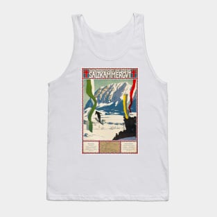 Vintage Travel Poster Austria Salzkammergut Tank Top